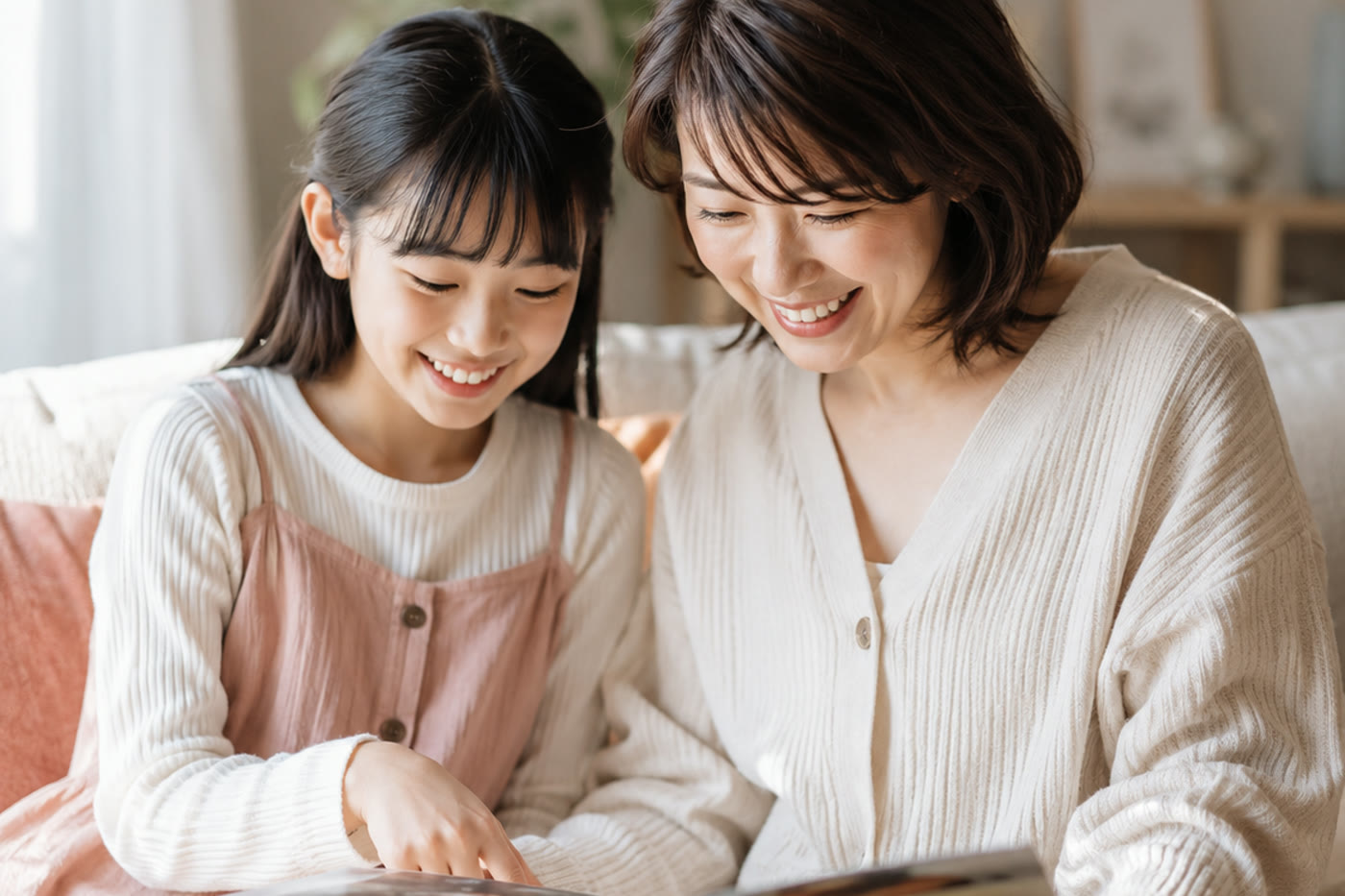写真を受け取って眺める時間のイメージ